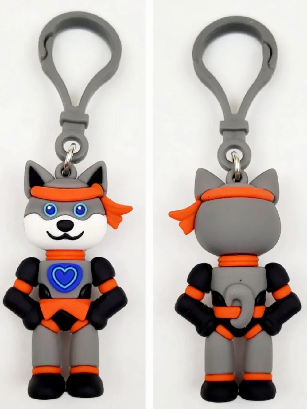 AMERICAN HEART ASSOCIATION Kids Heart Challenge Monsters & Robot Dog Keychains